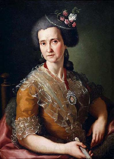 unknow artist Portrait of Manuela Tolosa y Abylio, the artist's wife